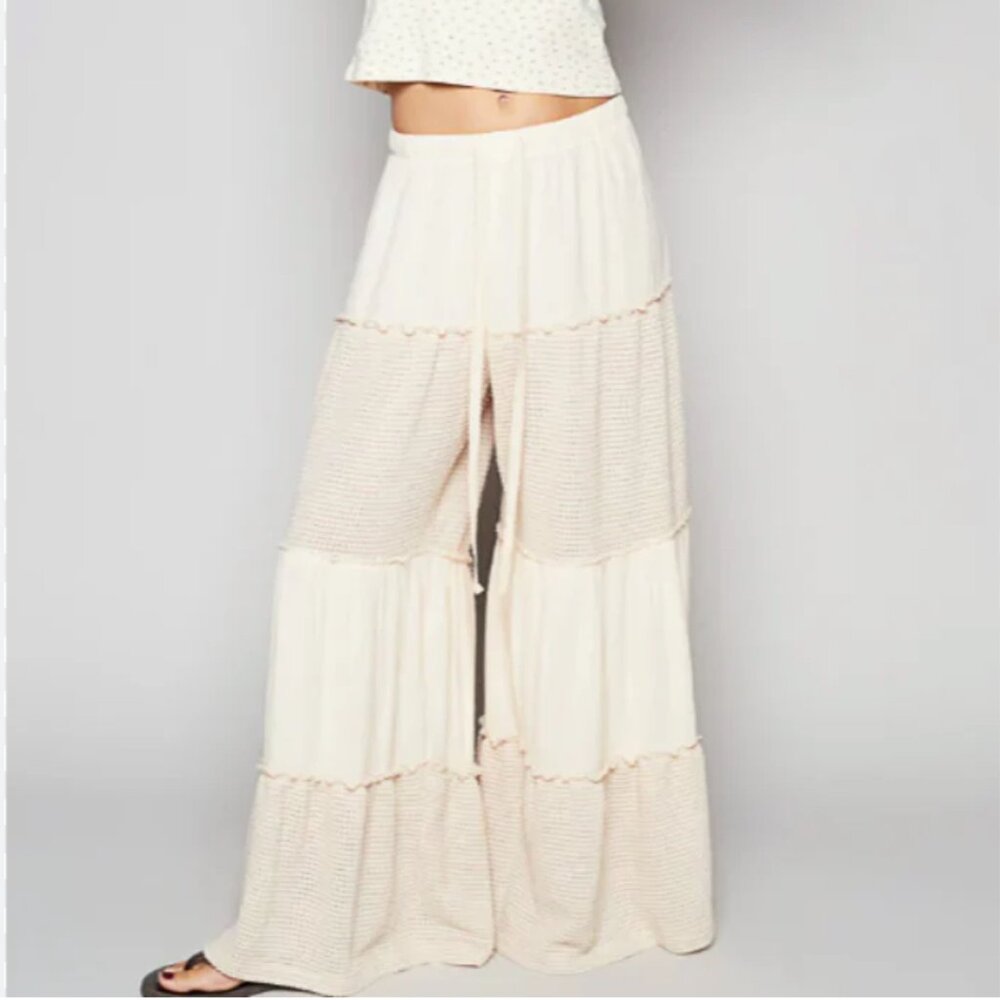 POL  Seashell Drift Pants Wide Leg Size Various